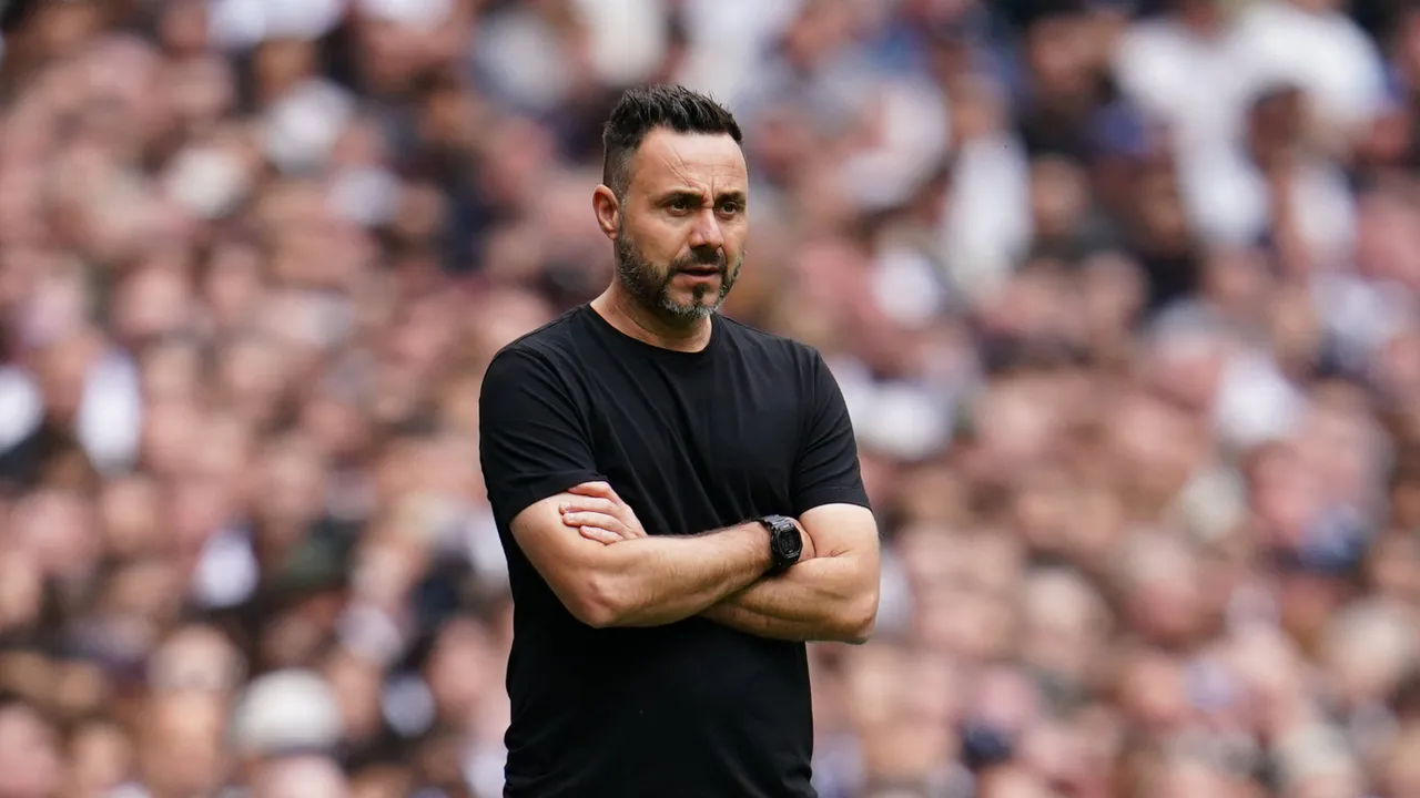 De Zerbi: ‘Não podemos dizer que tudo está ruim no Tottenham’