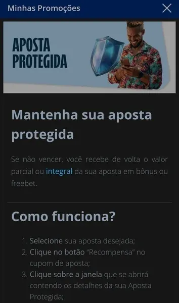 Banner promocional da M&uacute;ltipla Protegida em jogos da Sportingbet Brasil