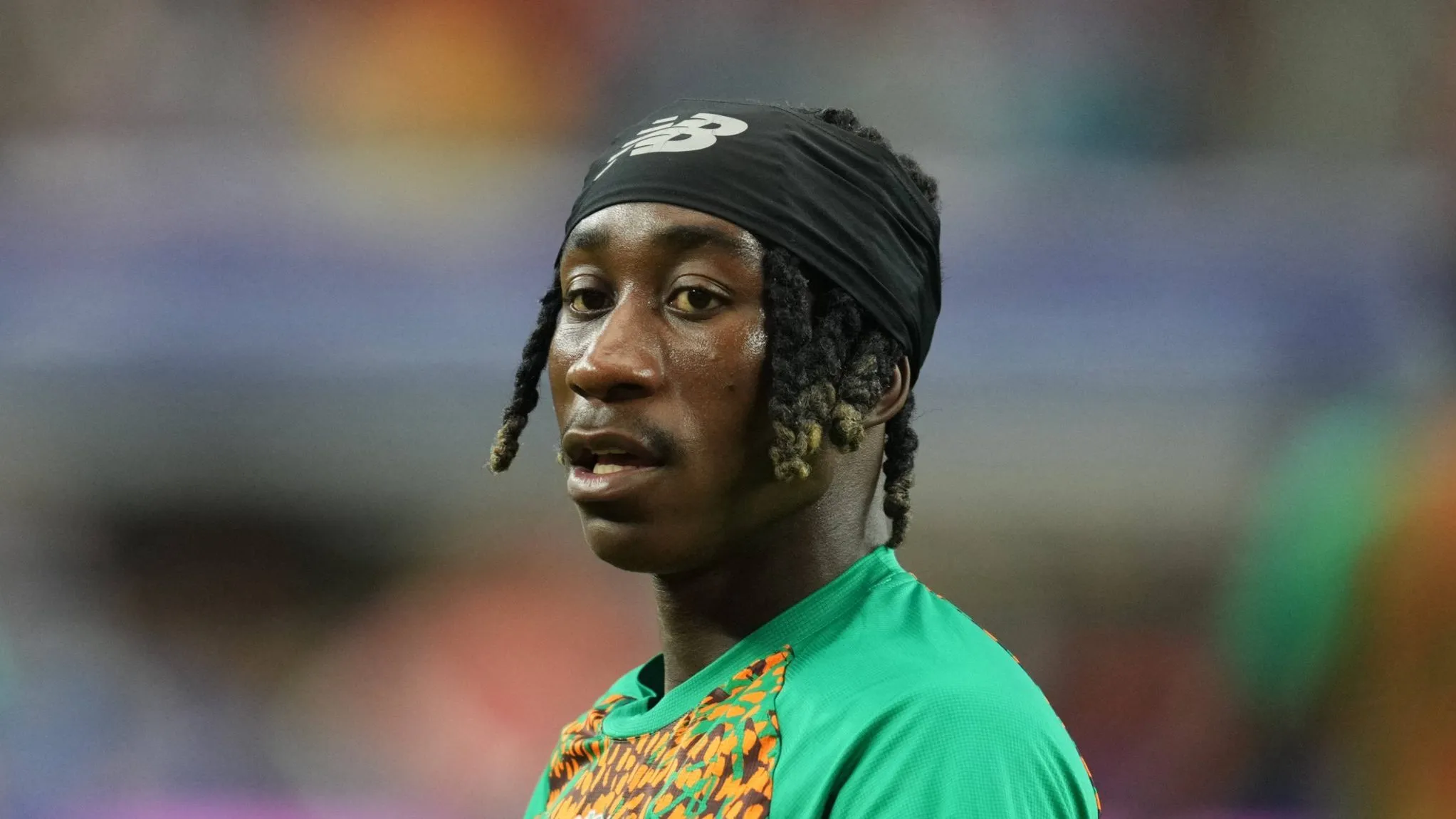 Yan Diomande durante a Copa do Mundo (Foto: IMAGO / DeFodi Images)