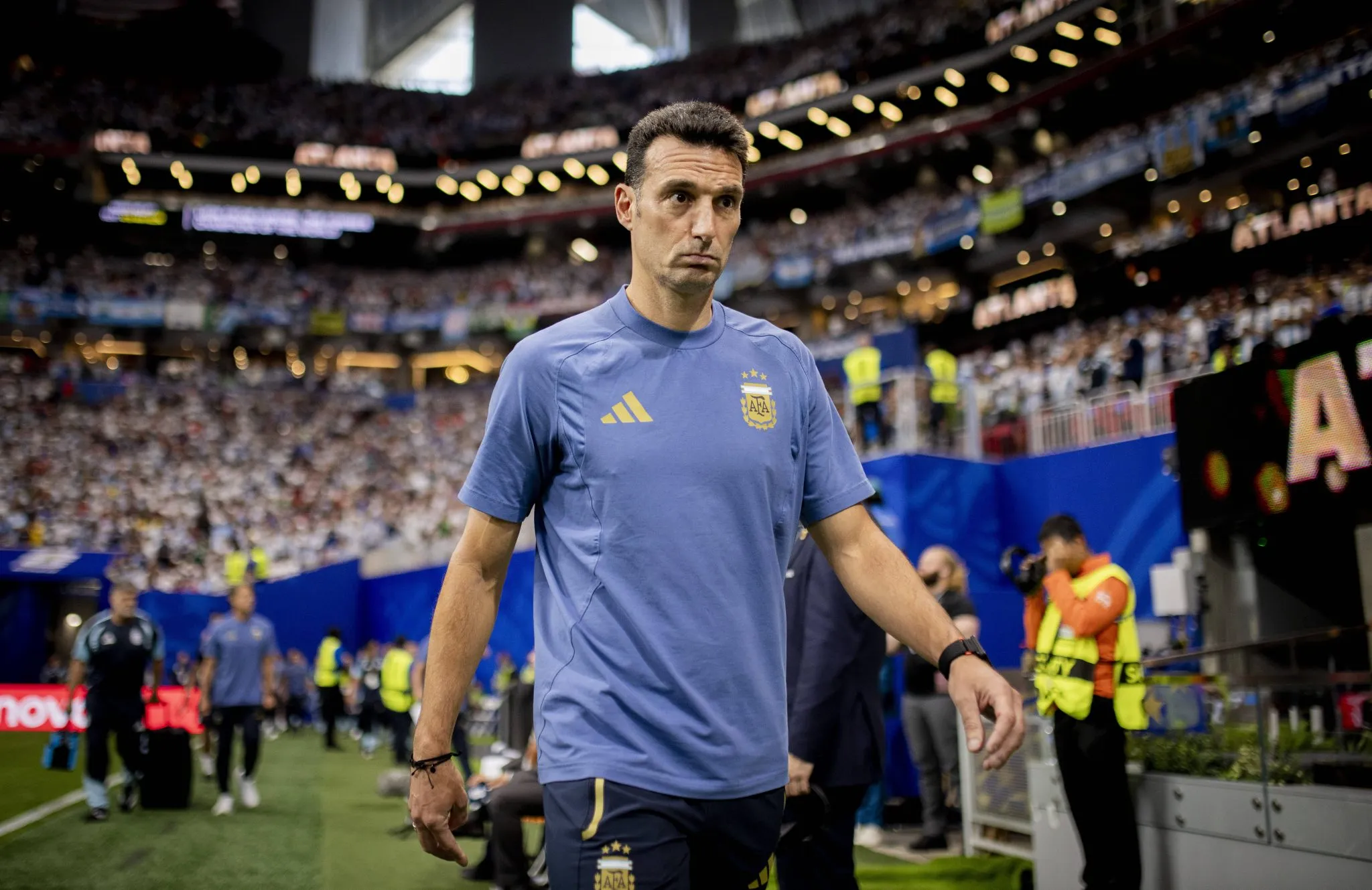 Scaloni est&aacute; &agrave; frente da sele&ccedil;&atilde;o argentina desde 2018