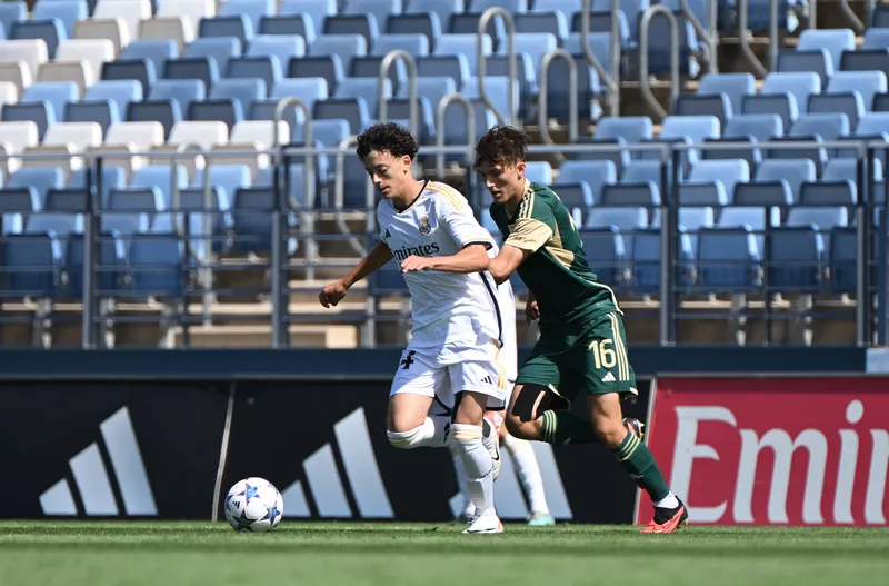 Paulo Iago em a&ccedil;&atilde;o pelo Real Madrid