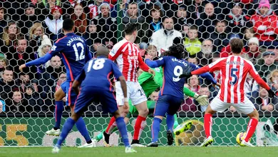 Contra o Stoke, Manchester United foi mais uma vez o ataque que n&atilde;o funcionou