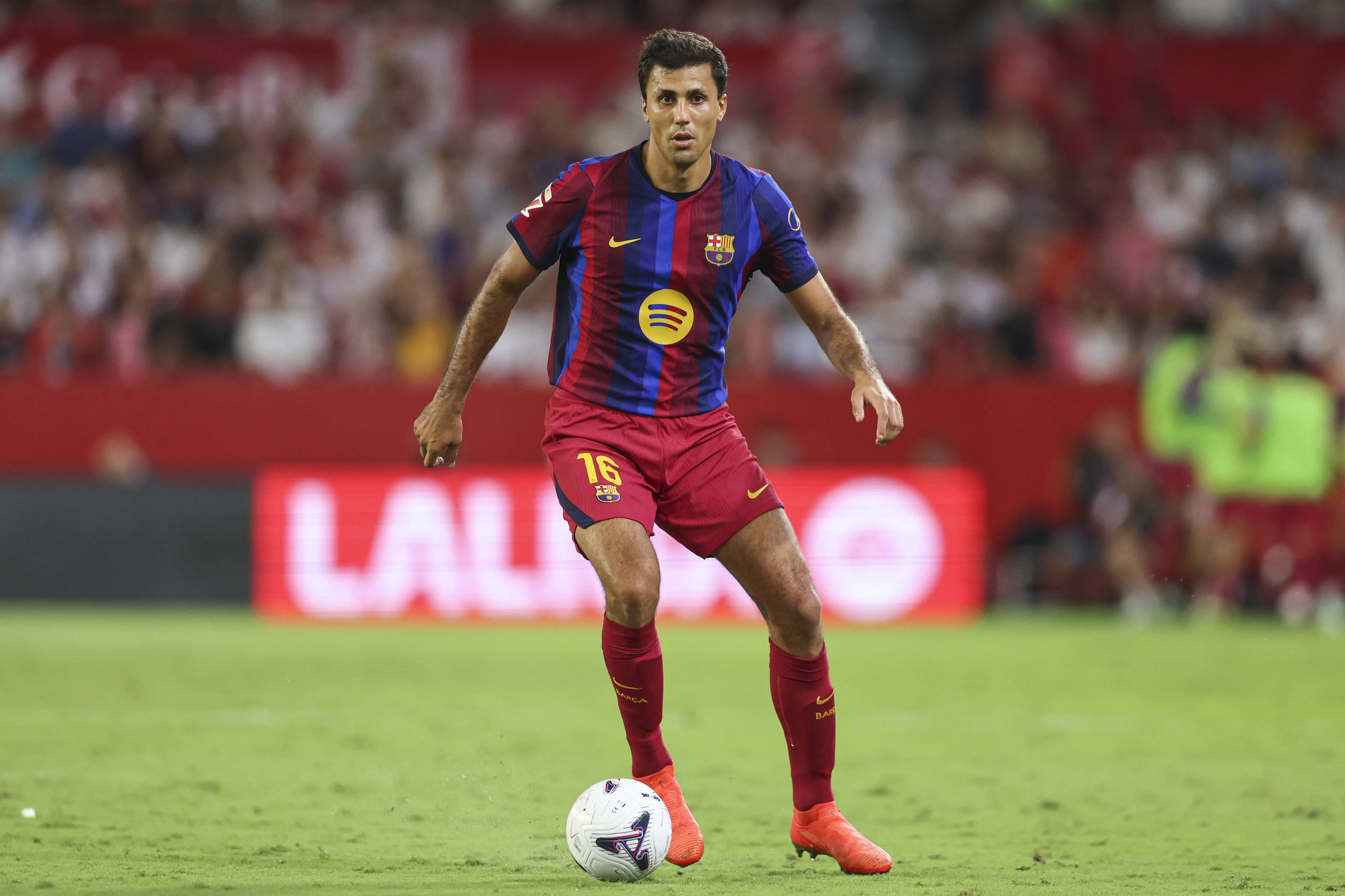 Rodri em a&ccedil;&atilde;o pelo Barcelona