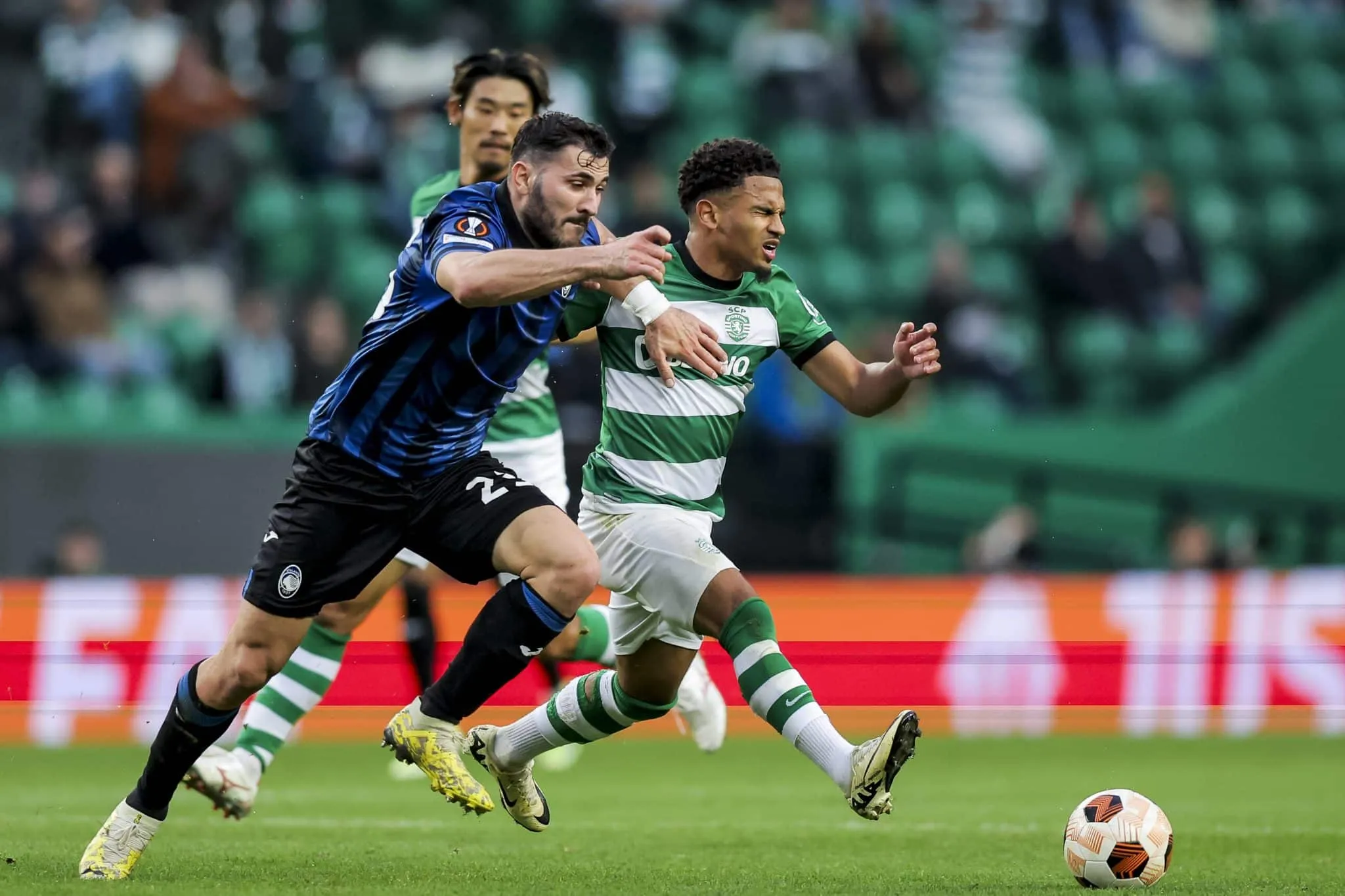 Sporting &eacute; dominado em casa pela Atalanta e vai precisar se desdobrar para avan&ccedil;ar na Liga Europa