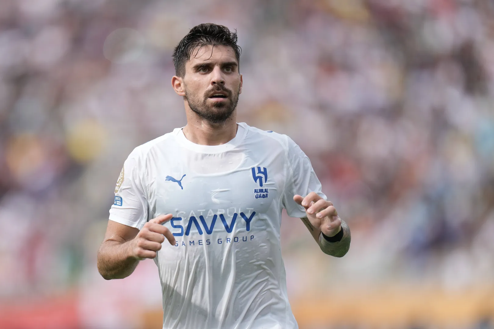 Ruben Neves em atua&ccedil;&atilde;o pelo Al-Hilal (Foto: Imago)