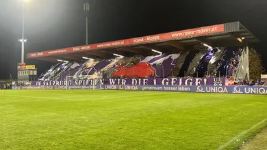 Primeiro confronto entre &Aacute;ustria Salzburg e Red Bull Salzburg teve show da torcida dissidente