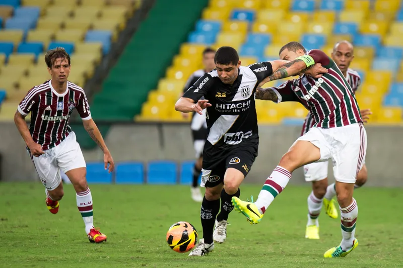 Diguinho e Edinho atuando em Fluminense x Ponte preta no Brasileir&atilde;o de 2013
