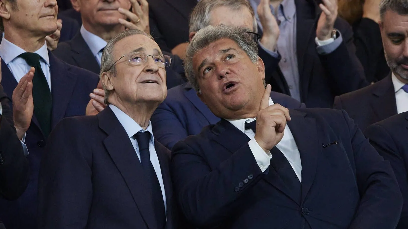 O que os presidentes de Barcelona e Real Madrid conversaram ap&oacute;s a final da Copa do Rei