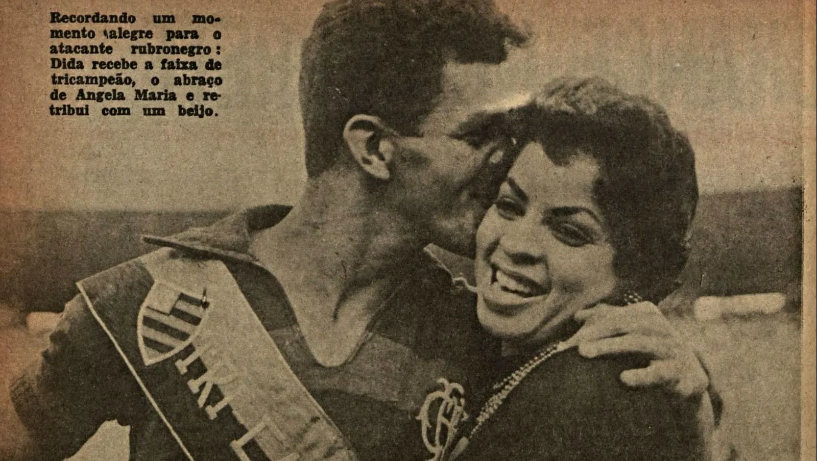 No Maracan&atilde; ou no Pacaembu, Angela Maria tamb&eacute;m era apaixonada por futebol e entendia do riscado