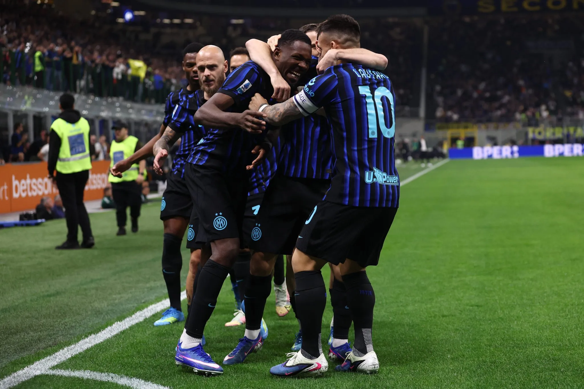 Jogadores da Internazionale comemoram (Foto: Imago/Marco Canoniero)