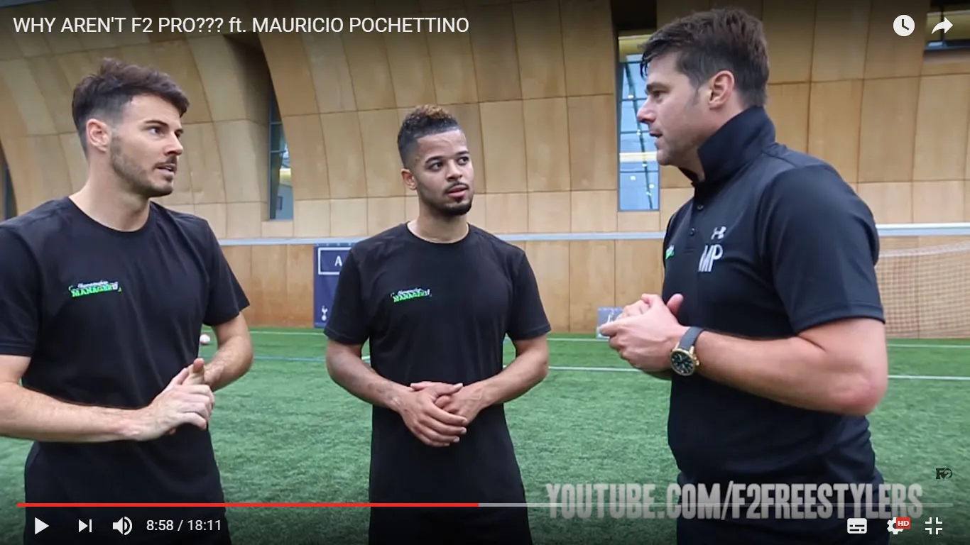 [V&iacute;deo] Pochettino participou de um desafio de habilidades e mostrou muita categoria