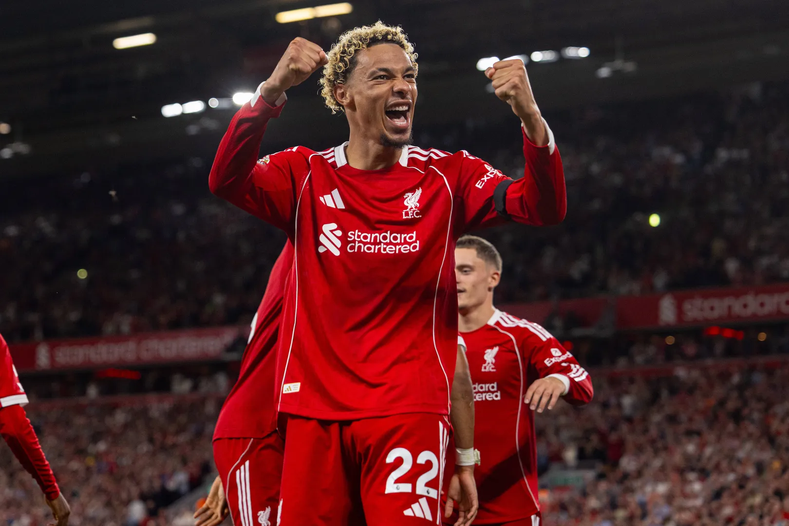 Hugo Ekitik&eacute; pelo Liverpool (Foto: Imago)