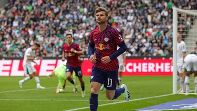 Timo Werner volta a marcar depois de 5 meses e Leipzig vence fora de casa na Bundesliga