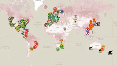 Um mapa interativo com as 736 convocadas &agrave; Copa do Mundo Feminina