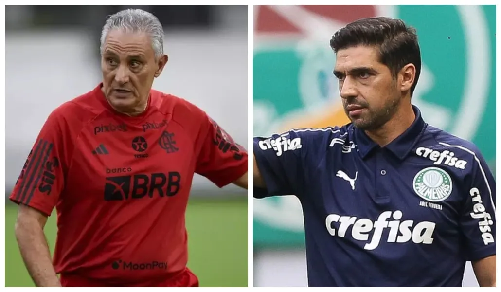 Flamengo de Tite x Palmeiras de Abel: vale muito e marca primeiro embate entre os badalados treinadores