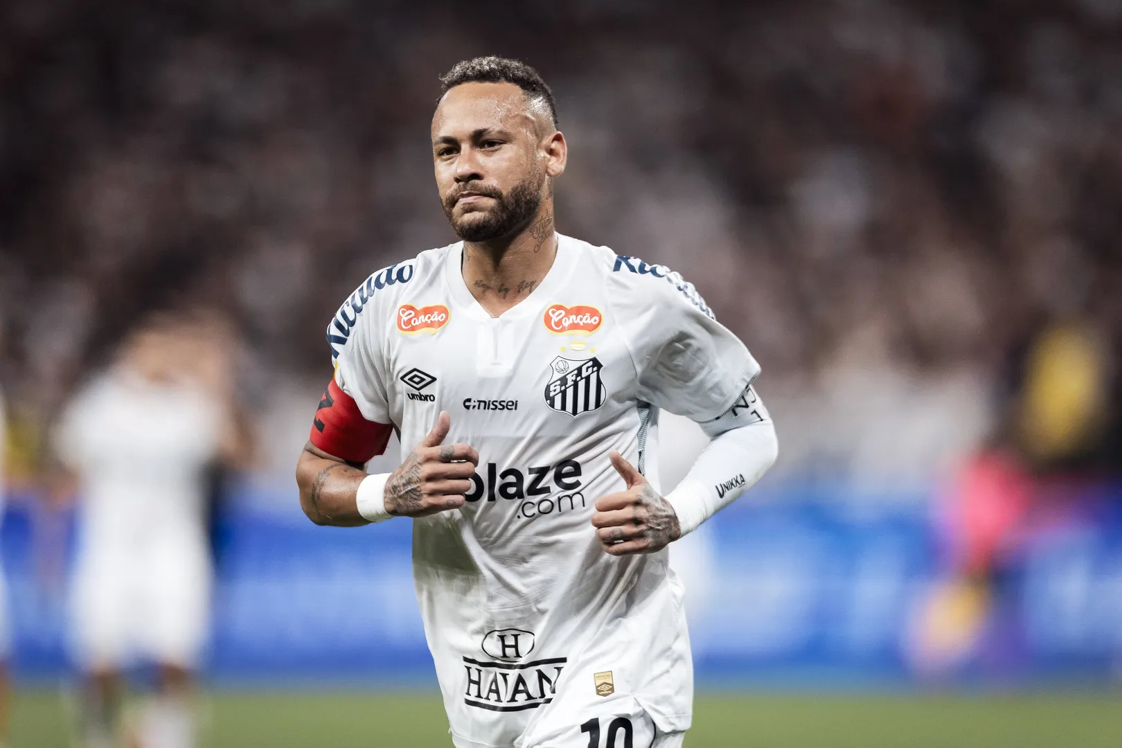 Neymar em a&ccedil;&atilde;o pelo Santos