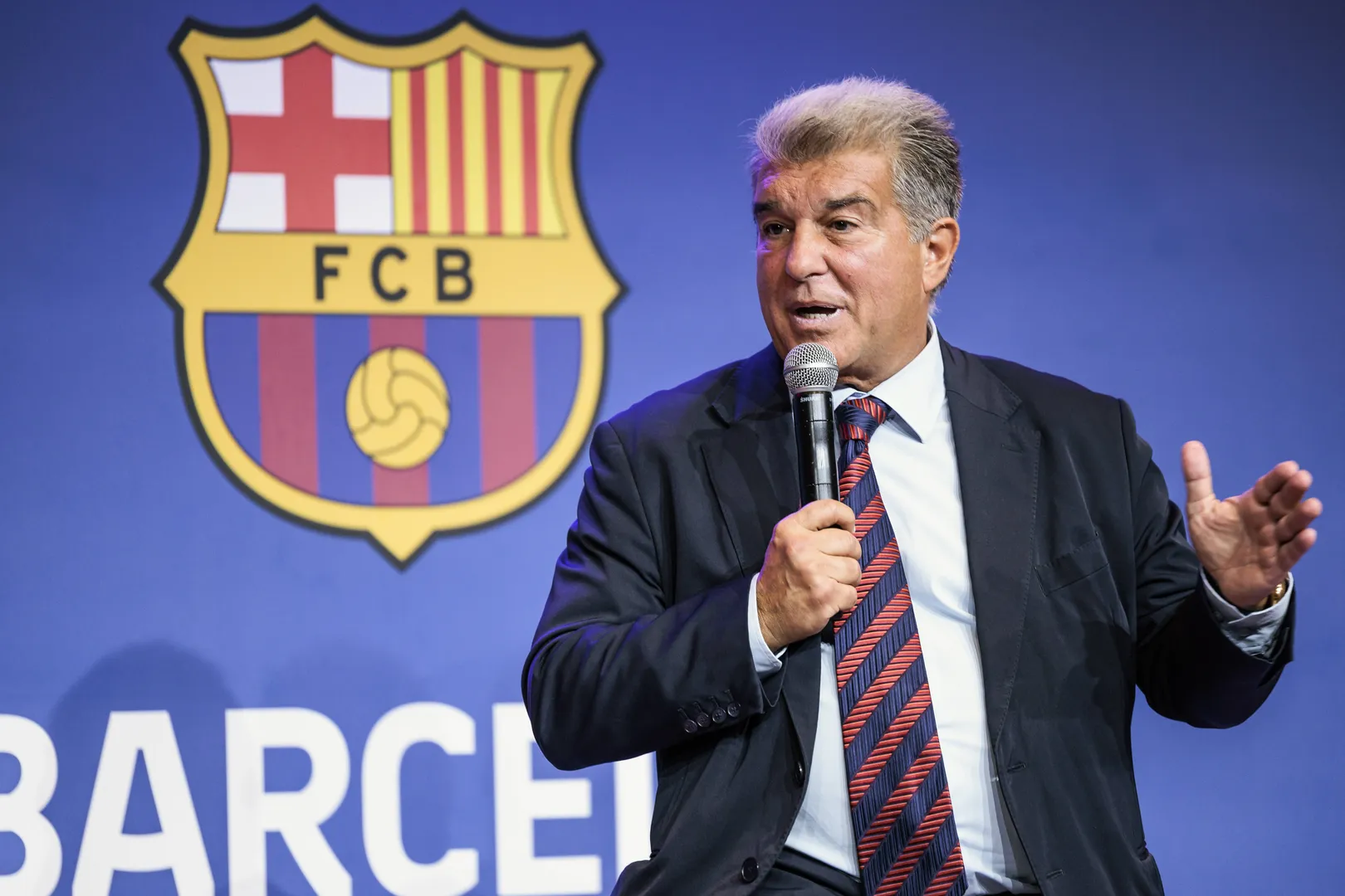 Joan Laporta, presidente do Barcelona Foto: (Imago)