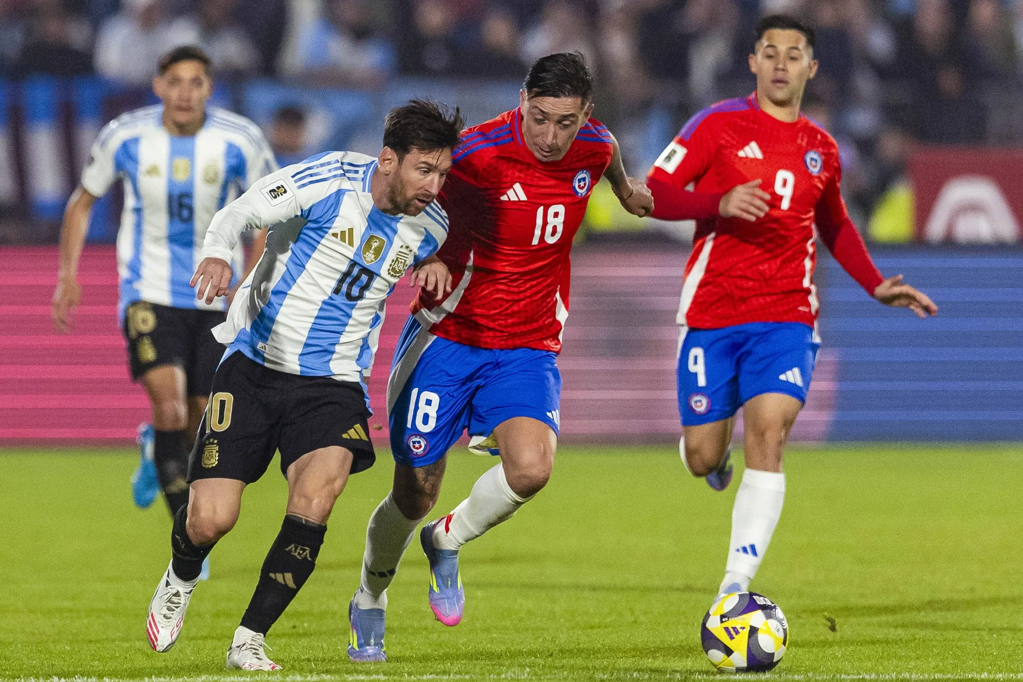 Argentina x Chile nas Eliminat&oacute;rias Sul-Americanas para a Copa do Mundo 2026