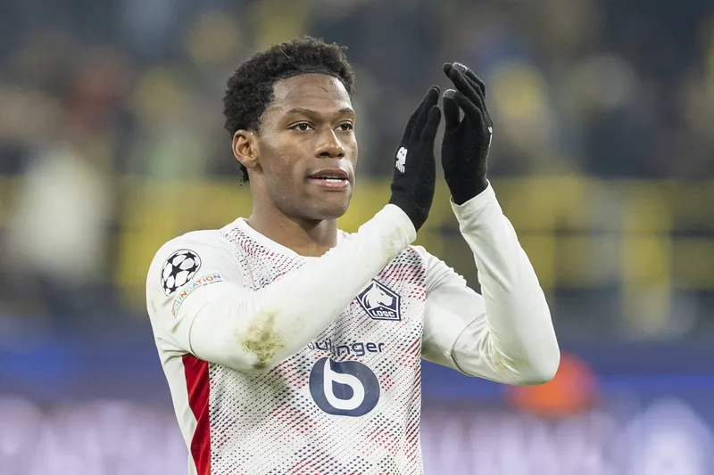 Jonathan David &eacute; o grande destaque do Lille na temporada (Foto: IMAGO / Beautiful Sports)
