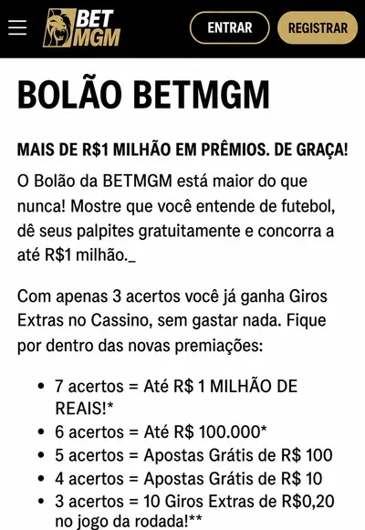 Bol&atilde;o BetMGM