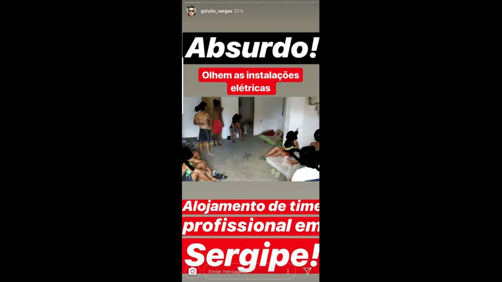 Ex-goleiro do Flamengo reuniu imagens de seguidores com a dura realidade de alojamentos no Brasil