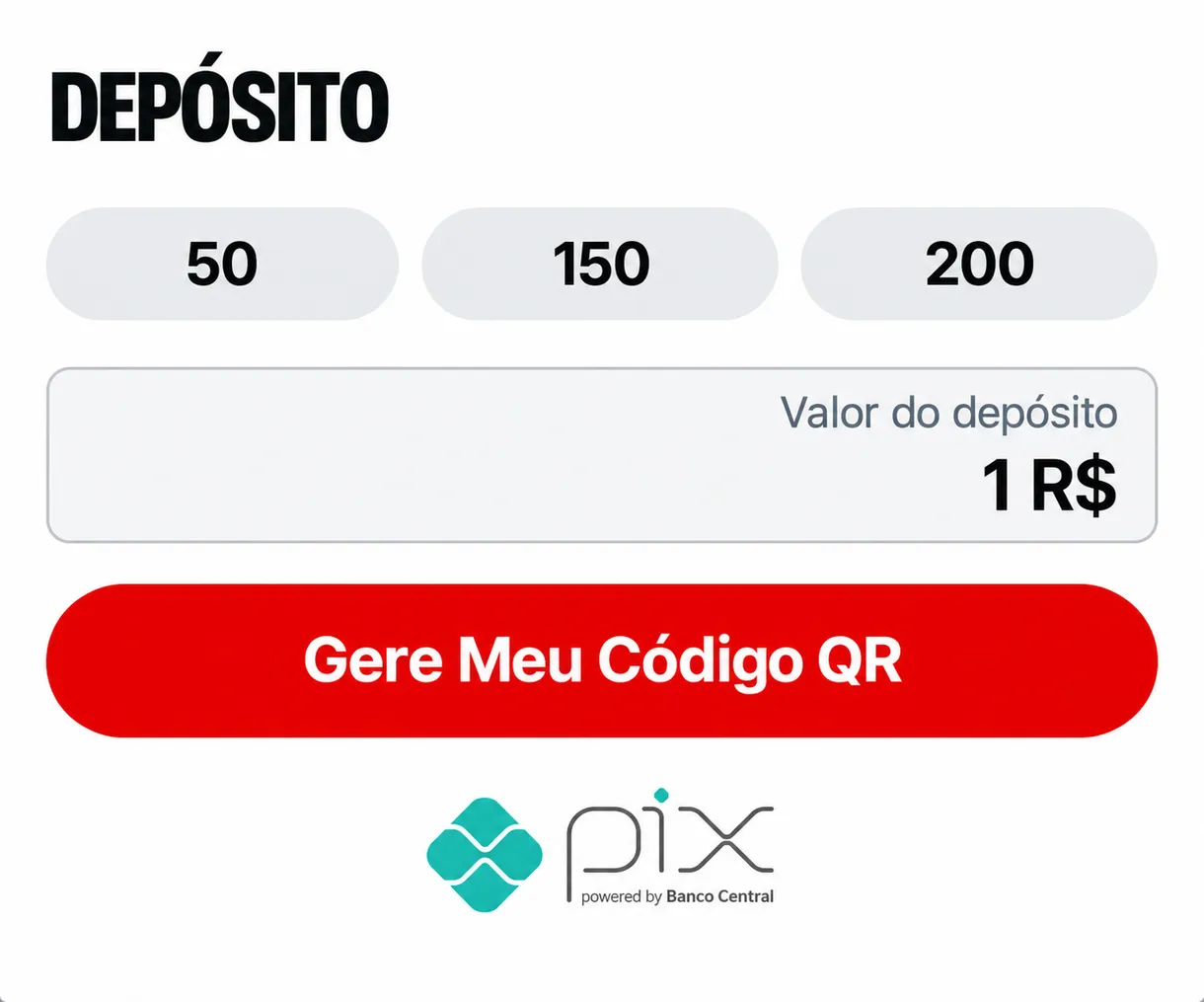 Superbet dep&oacute;sito m&iacute;nimo: apostas a partir de R$1 no Pix