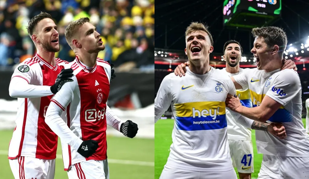 Conference League: Ajax consegue classifica&ccedil;&atilde;o heroica, e Union Saint-Gilloise faz hist&oacute;ria em Frankfurt