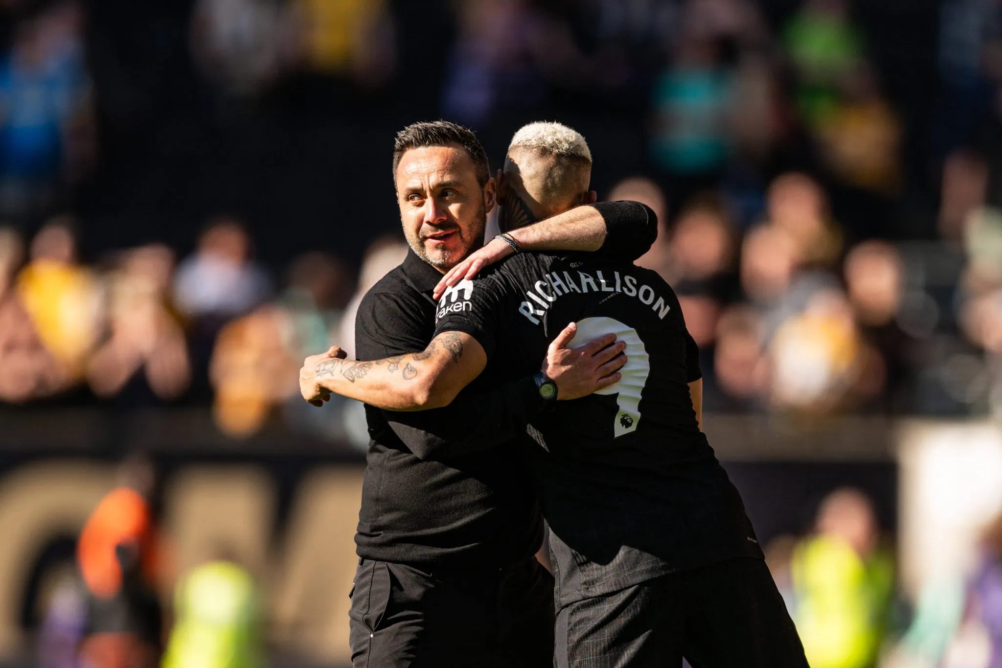 De Zerbi abra&ccedil;a Richarlison