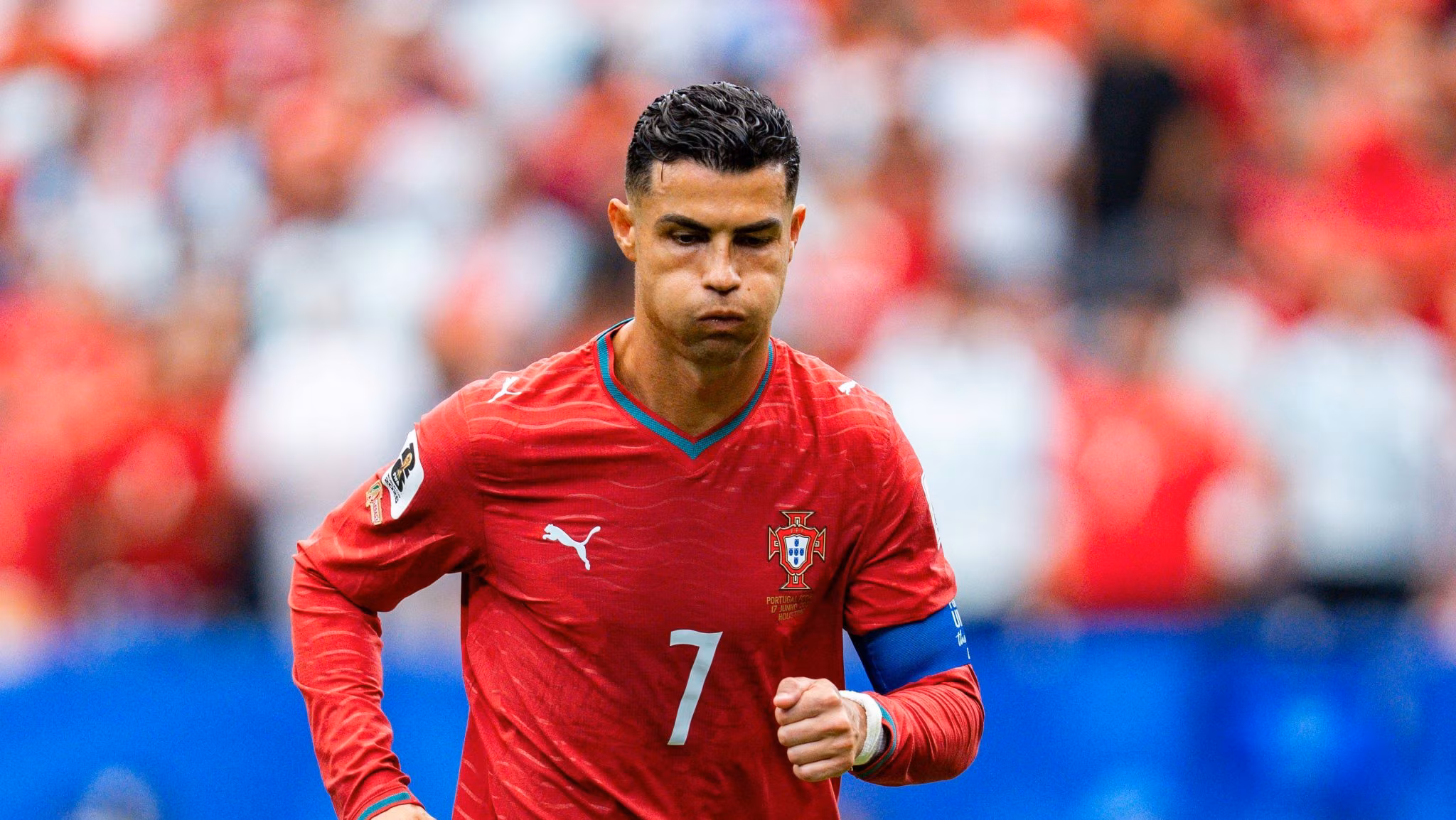 Cristiano Ronaldo em a&ccedil;&atilde;o pela sele&ccedil;&atilde;o portuguesa