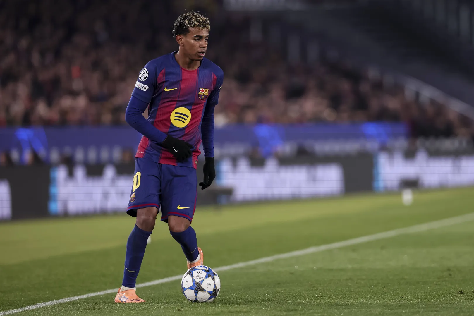 Lamine Yamal, em atua&ccedil;&atilde;o pelo Barcelona (Foto: IMAGO / ZUMA Press Wire)