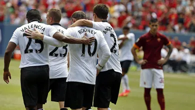 Manchester United e Roma fizeram um jogo de gola&ccedil;os nos Estados Unidos