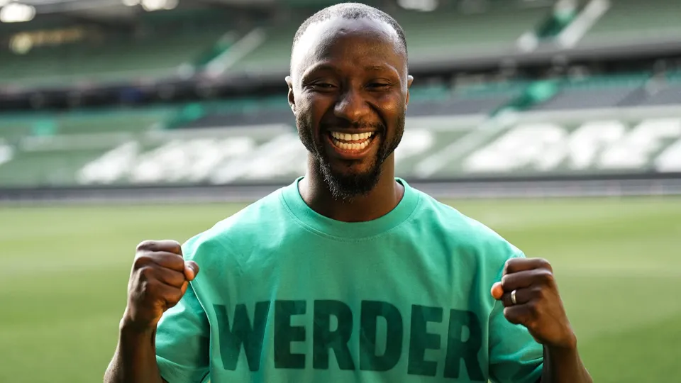 Naby Ke&iuml;ta, novo meio-campista do Werder Bremen (Divulga&ccedil;&atilde;o)