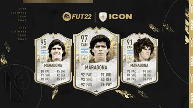 Diego Maradona &eacute; removido do FIFA 22 pela EA Sports por problemas de direitos de imagem