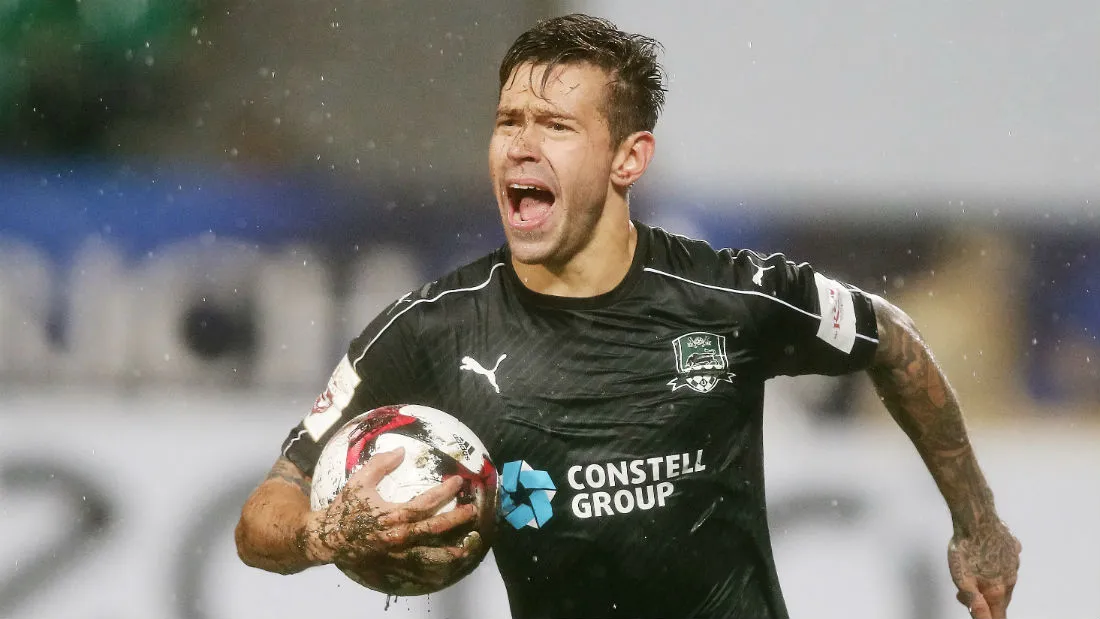 Smolov, da R&uacute;ssia (Foto: Getty Images)