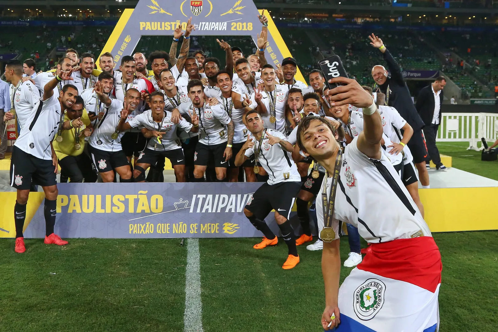 Corinthians campe&atilde;o paulista 2018