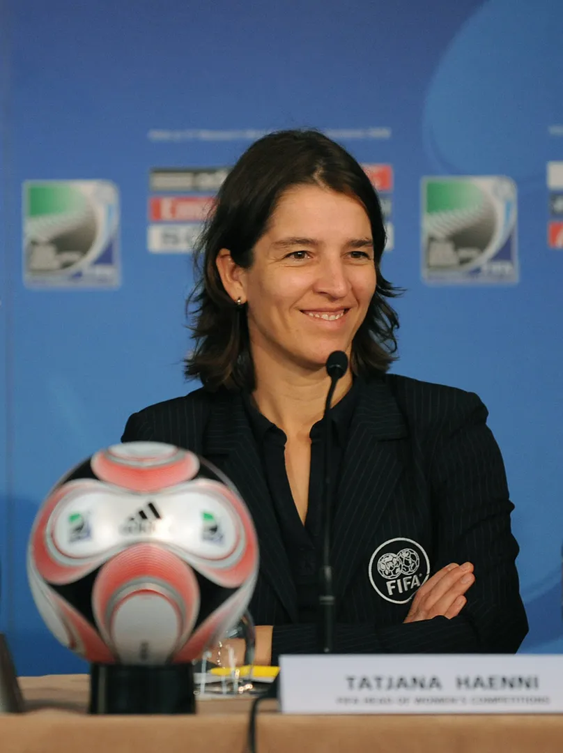 Tatjana Haenni enquanto trabalhava na Fifa