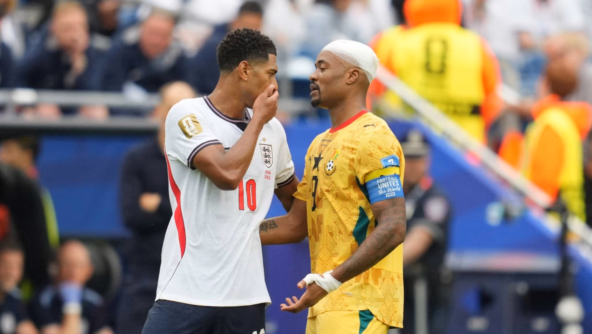 Por que Bellingham n&atilde;o foi expulso por cobrir a boca em Inglaterra x Gana