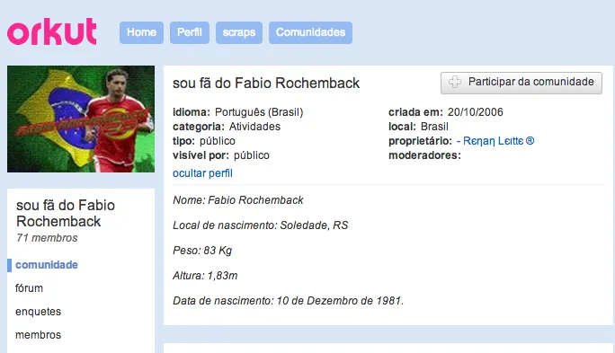 Tudo bem amigo, tem quem f&atilde; at&eacute; do Coldplay.