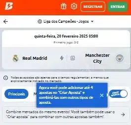 8 casas de apostas com Criar Aposta (Bet Builder) em 2026