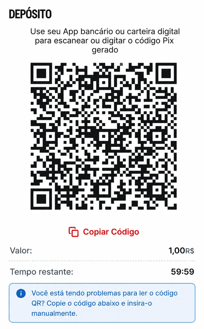 Superbet dep&oacute;sito m&iacute;nimo: apostas a partir de R$1 no Pix