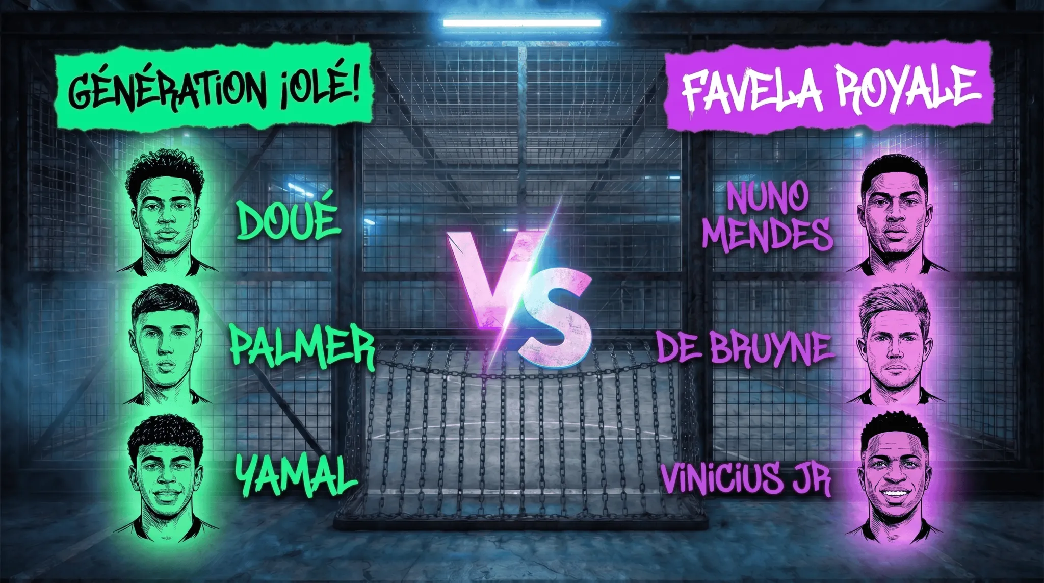 The Cage, Duelo de craques:&nbsp;Vote em G&eacute;n&eacute;ration Ol&eacute;! x Favela Royale