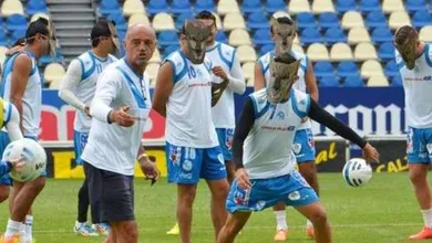 O Puebla inovou e agora os jogadores treinam com m&aacute;scaras de c&atilde;es e lobos