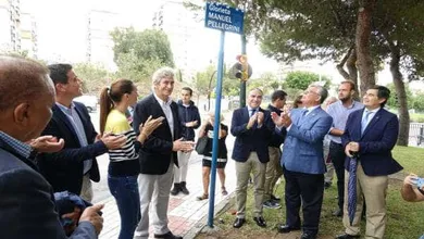 Pellegrini ganhou uma rotat&oacute;ria com o seu nome em M&aacute;laga, onde fez hist&oacute;ria
