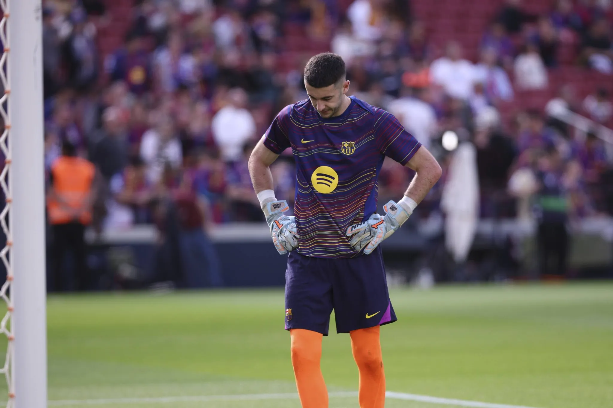 Joan Garc&iacute;a antes de Barcelona x Sevilla
