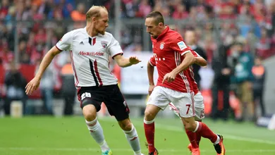 Bayern vai voltando a ser o time de Rib&eacute;ry, o craque da vit&oacute;ria sobre o Ingolstadt