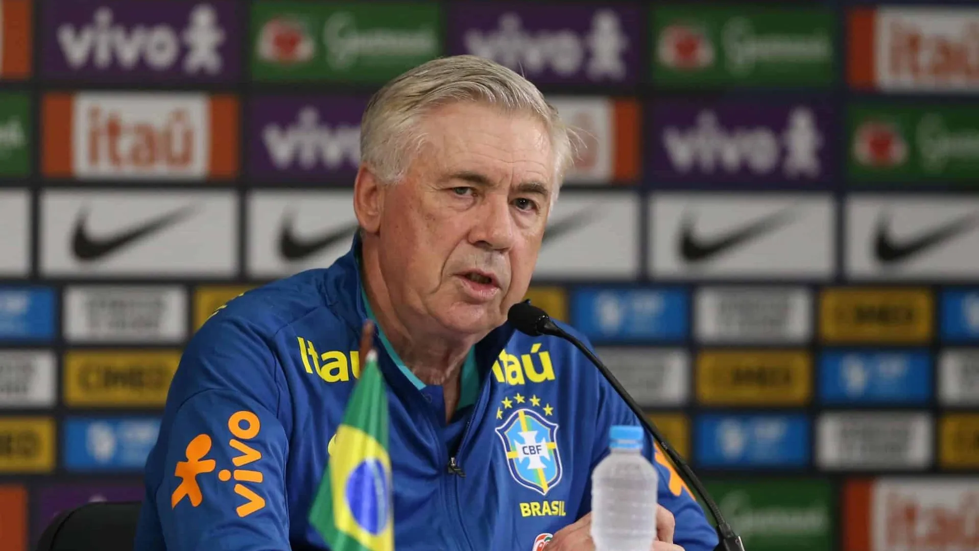 Carlo Ancelotti, t&eacute;cnico da sele&ccedil;&atilde;o brasileira (Cr&eacute;dito: Marlon Costa/Agif/Gazeta Press)