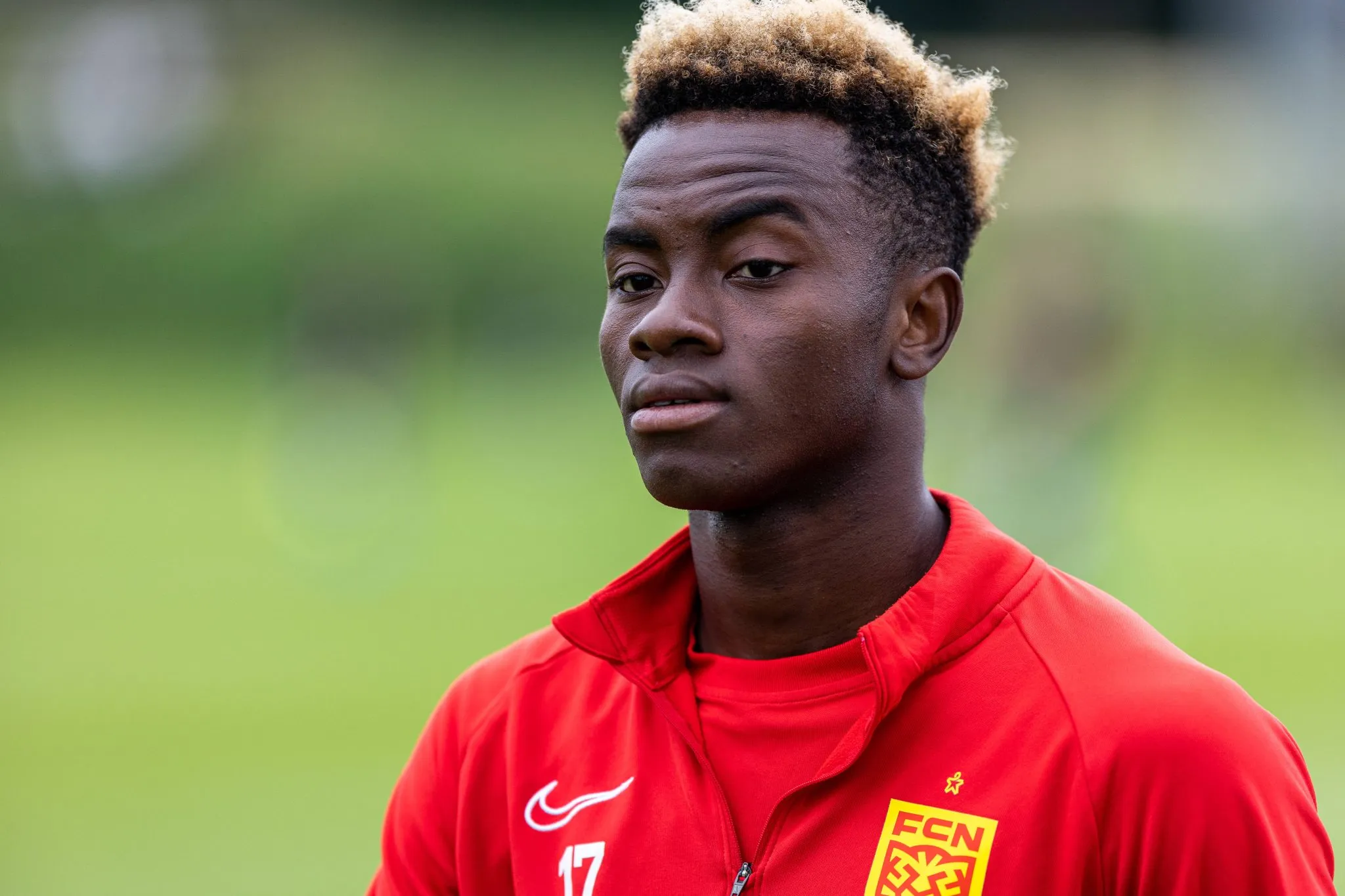 Adingra no in&iacute;cio de sua passagem pelo Nordsjaelland