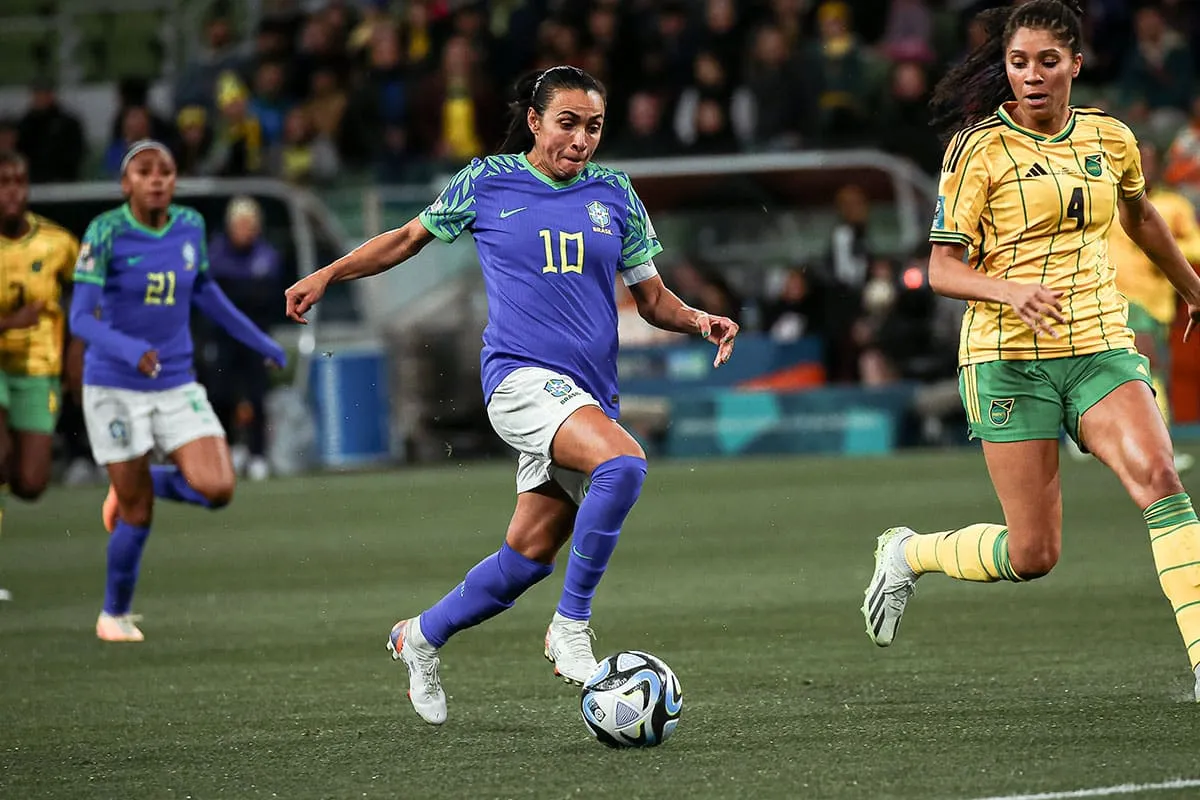 Copa do Mundo Feminina: Brasil x Jamaica bate audi&ecirc;ncia de 20 anos na TV aberta