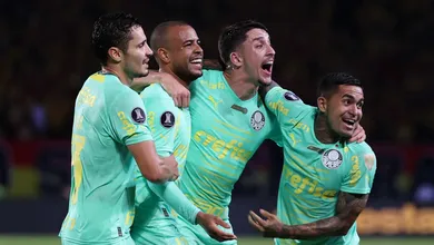 Baile na Col&ocirc;mbia: Palmeiras goleia e bota um p&eacute; na semifinal da Libertadores