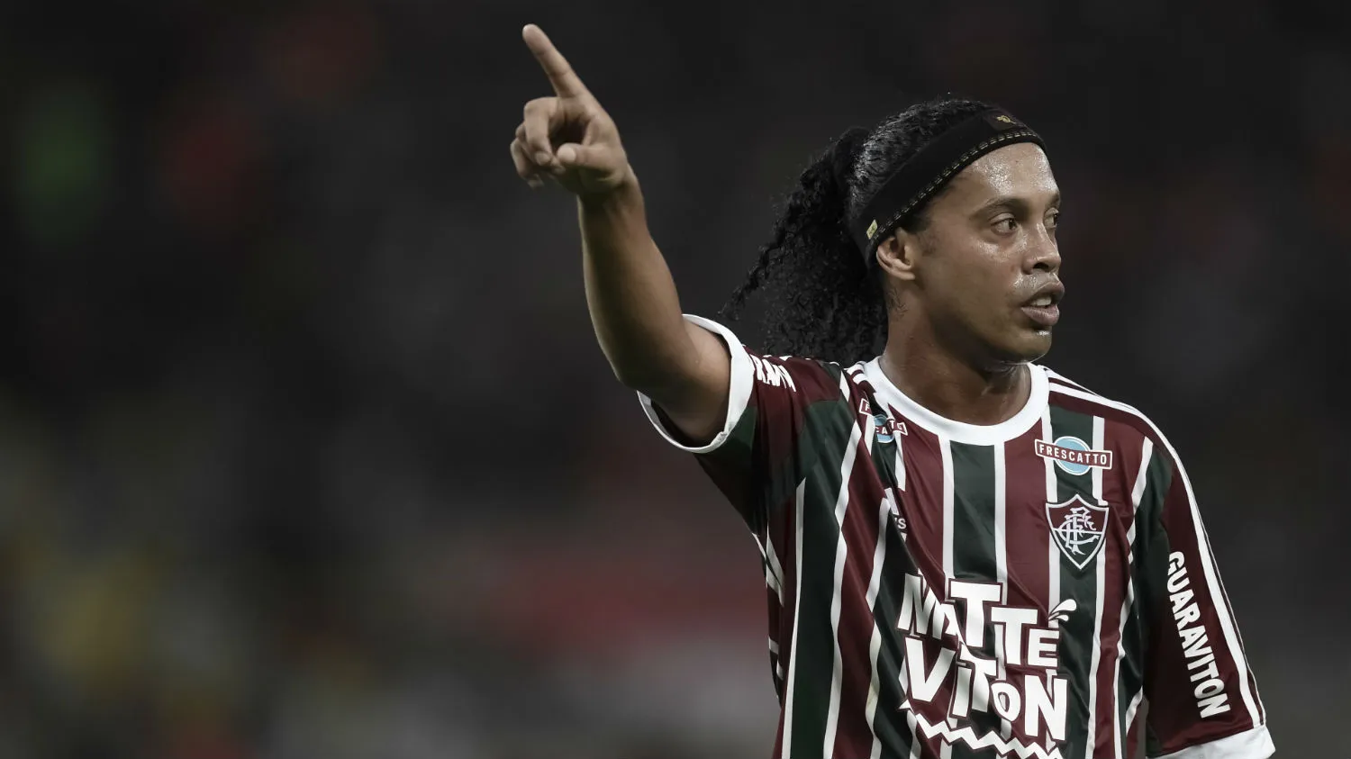Ronaldinho Ga&uacute;cho na sua estreia pelo Fluminense (Foto: Jorge Rodrigues/Trivela)